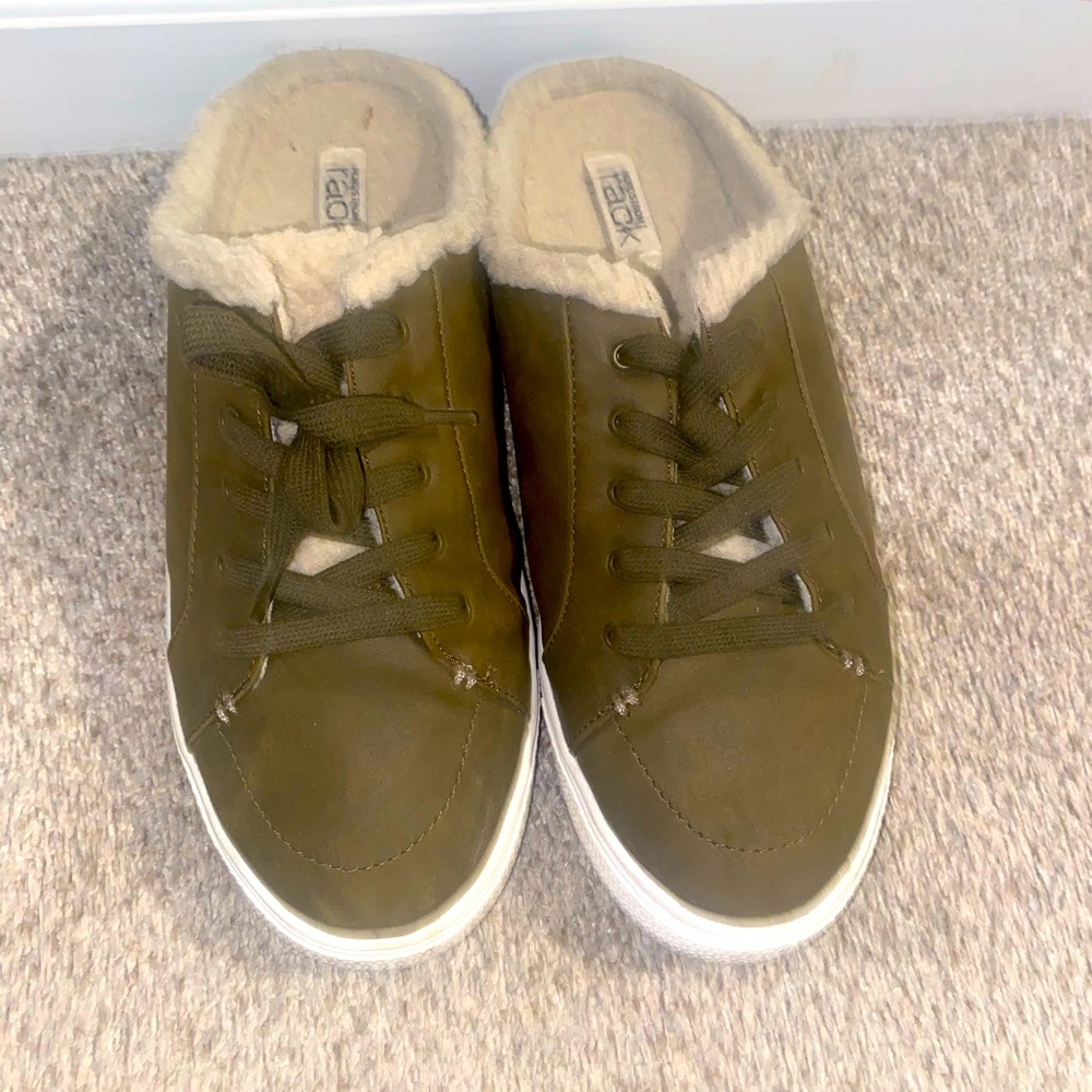Comfy athletic mules